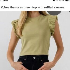 Selling this green top size small $10